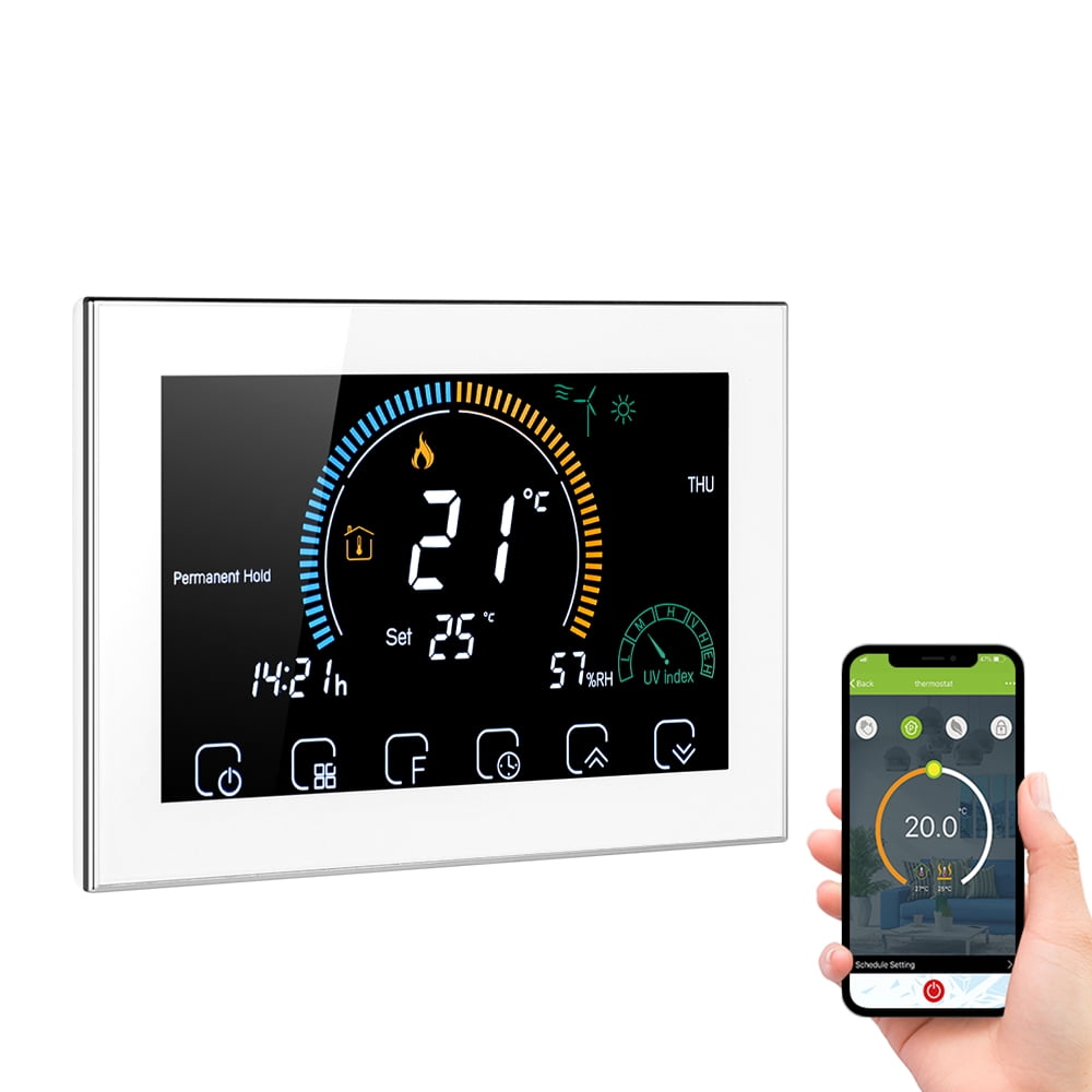 95240V WiFi Smart Thermostat Programmable Thermostat 5+1+1 Six