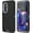 Black Grey, variant on Motorola Moto Edge 2022 Heavy Duty Case with 2 HD Screen Protectors - Black