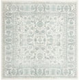 thumbnail image 3 of Jill Zarin Uptown Collection Area Rug - Central Park (7' 10" Square Teal/Ivory), 3 of 5