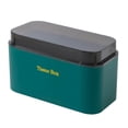 thumbnail image 1 of Dispensador de pañuelos de pared de gran capacidad, resistente al agua y sellado: caja de pañuelos de esquinas redondeadas de color verde, 1 of 8