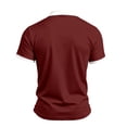 thumbnail image 4 of Breeze Polo Shirts for Men Color Block Henley Short Sleeve T Shirts Causal Athletic Golf Tees, 3XL, 4 of 7