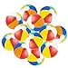 4E's Novelty Mini Beach Balls Bulk Packs (50) Summer Party Favors for Kids, Inflatable Pool Toys, Hawaiian Party Decorations or Pool Party Goodie Bag Fillers (50)
