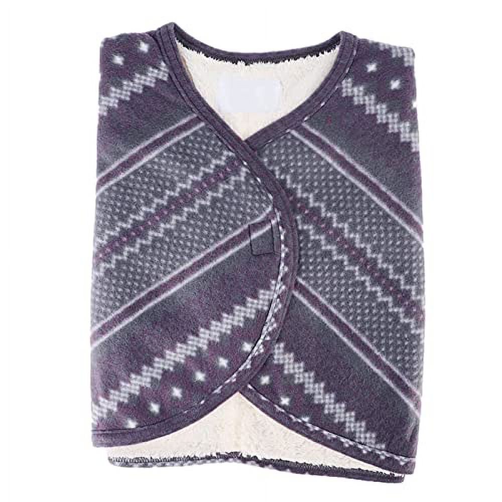 Warm Shawl, Warm Shoulder Shawl Cloak, 38 * 90CM Double Sided Shoulder Cloak Shoulder Heating Pad Neck Heating Pad Shoulder and Neck Warm Plush Cloak Shoulder Protective Shawl for