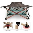 thumbnail image 4 of Lineslife Folding Hunting Cots for Adults 500lbs, XL Sleeping Cots for Hunting, Extra Wide Portable for Camping Outdoor Travel Indoor Home, Camo, 4 of 8