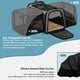 thumbnail image 3 of Transportín para mascotas Petsfit, expandible, gris, para gatos y perros de hasta 7 kg, 3 of 8