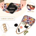 thumbnail image 2 of FORMRS Womens Shoulder Bag with Chain Strap Clutch Purse Cute Tote Handbag, Colorful Flowers Pattern, 2 of 7