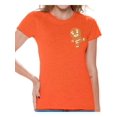 thumbnail image 1 of Awkward Styles Gingerbread Ninja Pocket Tshirt for Christmas Women's Ugly Christmas T Shirt Gingerbread Xmas Ugly Shirt Funny Christmas Gifts for Her Christmas Pocket Shirts Holiday Tshirt for Women, 1 of 4