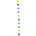 thumbnail image 3 of Northlight 9' Multi-color Plush Snowball Christmas Garland, 3 of 3