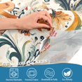 thumbnail image 4 of Yayeee Kitchen Valance Rod Pocket 54" x 18" Living Room Window Curtain, Whimsical Leaves, 4 of 6