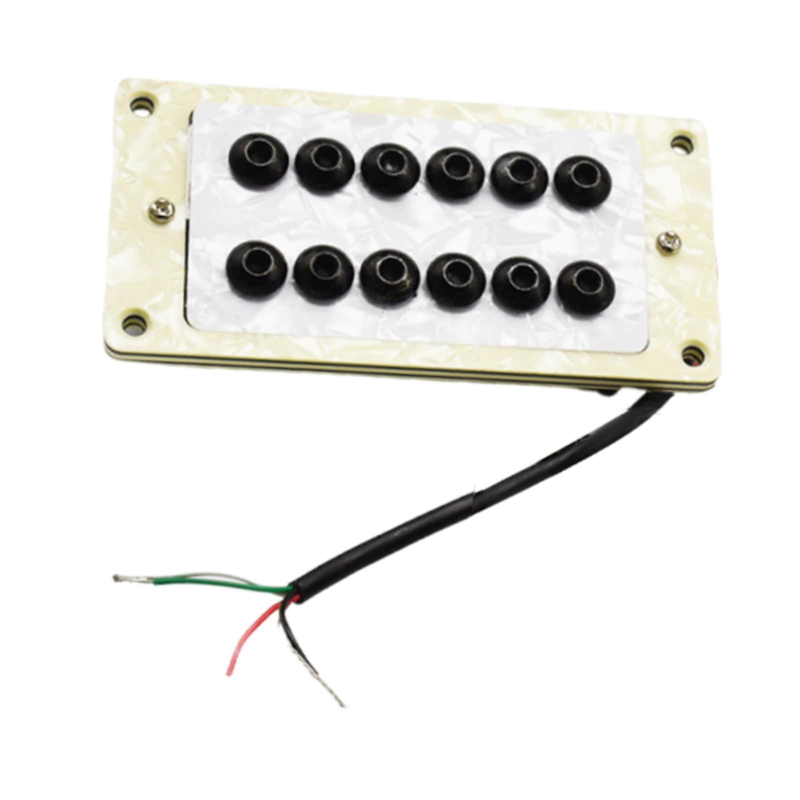 LeeQinersw Electric Guitar Humbucker Pickup Spare Part Replacement Compact Professional Easy to Install Musical Instrument Accessories Bridge