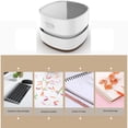 thumbnail image 3 of MINKUROW Upgraded Desk Vacuum Cleaner,Rechargeable Mini Table Dust Vaccum Cleaner,Cordless Energy Saving High Endurance Up to 180mins,Cleaning for Hairs,Crumbs,Computer Keyboard, 3 of 7