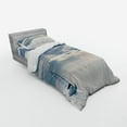thumbnail image 2 of Ambesonne Nautical Bedding Set 3 Pcs, Sailing Yacht Sunset, Twin XL, Blue, 2 of 2
