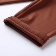 thumbnail image 5 of Gibobby Pantalones de Casuales Skinny Fitness Out Pantalones Leggings altos Cremallera Diseño Cintura Mujeres Pantalones de entrenamiento abotonados Pantalones de yoga(Marrón， S), 5 of 5