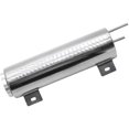 thumbnail image 1 of 3'' x 10'' 32 oz Stainless Steel Polished Radiator Overflow Tank Bottle Catch Can, 1 of 7