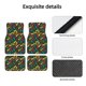 thumbnail image 4 of Balery Pineapple Fruit Colorful Juego de 4 Alfombrillas para Auto, Revestimientos de Caucho Resistente, Diseño Antideslizante, 4 of 7