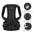 thumbnail image 2 of Men Adjustable Back Belt Body Shaper Posture Corrector Shoulder Lumbar Brace Spine Support Adult Posture Correction Corset L Black|https://ae01.alicdn.com/kf/Sa389334e659c4111a28c2dc9bc51a623C.png, 2 of 5