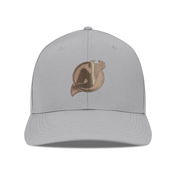 Men's Levelwear Gray New Jersey Devils Rise Copper Insignia Flex Hat