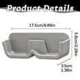 thumbnail image 4 of Eyeglasses Holder, Wall Mounted Sunglasses Storage Organizer, Clear Acrylic Glasses Holder Rack, Compact Wall Display Case for Eyewear Sunglasses and Reading Glasses, Grey, 4 of 4