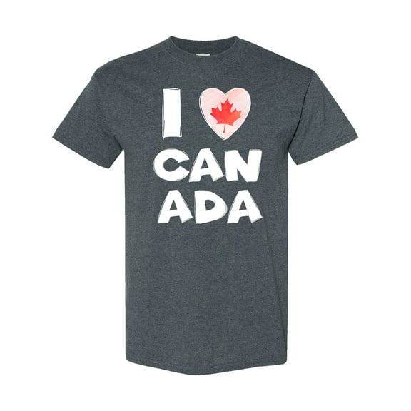 Inktastic I Love Canada Heart with Maple Leaf T-Shirt