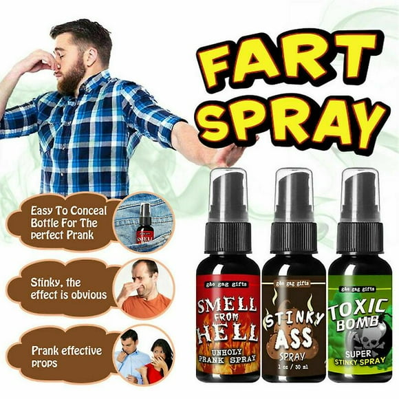 Novelties Liquid Fart Gag Prank Joke Spray Can Stink Bomb Smelly Stinky Gas