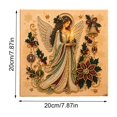 thumbnail image 5 of Fmbmuo Christmas Angle Diamond Art Kits Christmas Pearl Art Canvas Art Canvas Wall Art for Living Room, 5 of 5