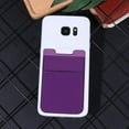 2pcs Phone Pouch Adhesive Stick on Cell Phone Wallet Cellphone Card