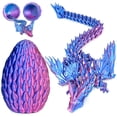 thumbnail image 1 of Figura de juguete Olee Odee con huevo de dragón impreso en 3D con dragón articulado, 1 of 7