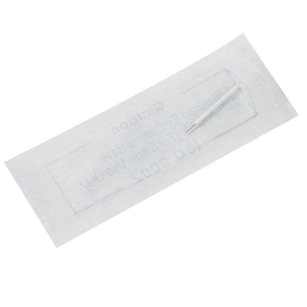 Fugacal Pin de Tatuaje desechable, máquina de Afeitar Microblading 50pcs máquina de Afeitar Microblading desechable Ceja semipermanente Manual Tattoo Tool 3/7/9 Pines(R 3pins) Fugacal No se aplica