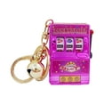 thumbnail image 3 of Mini llavero de juguete de máquina tragamonedas, minijuego de arcade, novedad con campana portátil Rosa roja, 3 of 9