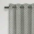 thumbnail image 3 of PowerSellerUSA Decorative Telescopic Metal Curtain Rod, 66" to 120"  Contemporary Round PVC Finials, Ultra Durable Brackets 3/4" Diameter Window Drapery Rod, Charcoal - Plain Finial, 3 of 6