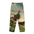 thumbnail image 5 of The Legend Of Zelda Breath of the Wild Women's Pajama Pants Lounge Daily Novelty Cozy Sleep Bottoms Pants Sleepwear With Pockets, 5 of 8