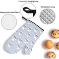 thumbnail image 3 of Owl Oven Mitts and Pot Holders Sets 4 pcs, Kitchen Oven Gloves Heat Resistant Cooking Gloves Non Slip Oven Mitts Gloves Set Hot Pads BBQ Gloves for Chef, Cooking, 3 of 6
