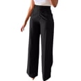 thumbnail image 2 of Women'S High Waisted Wide Leg Dress Pants for Business and Office Wear, 2 of 4