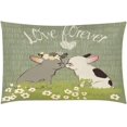 thumbnail image 3 of ABPHQTO Juego de ropa de cama de 3 piezas Funda nórdica de Bulldogs de dibujos animados lindos con 2 fundas de almohada para la decoración de la habitación de la ropa de cama del hogar, 3 of 4