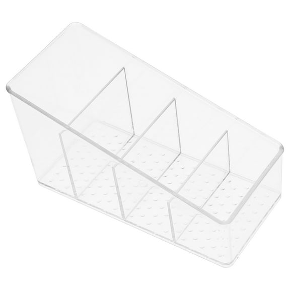 Sugar Container Clear Tea Bag Storage Box Office 15.00X8.70X6.90CM Transparent