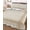 Beige, Sand, Tan, Mushroom, variant on Quilt King Size Bedding Set, Green Grid Lines Reversible Summer Quilt 3 Pieces, Minimalist Stripes Linen Texture Beige Lightweight Bedspreads Coverlets with 2 Pillow Shams for All Seasons