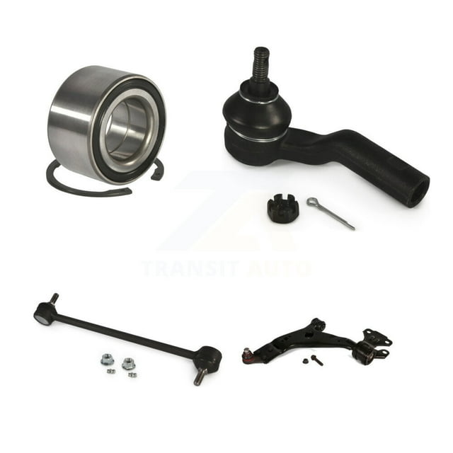Transit Auto Bras de Commande Inférieur de Suspension de Roulement de Roulement avant Gauche avec Rotule Kit de Liaison de Barre de Stabilisation et d'Extrémité de Biellette pour Voiture 2013-2019 Ford Escape K77-101253