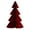 Wine Red, variant on hiryomu Paper Christmas Tree 3D Honeycomb Paper Xmas Tree Ornament Rustic Tabletop Centerpiece for Office Home School Decor