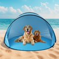 thumbnail image 1 of Carpa de playa para perros MitoBele, extra grande, 47 x 39 x 30 cm, color azul, 1 of 7