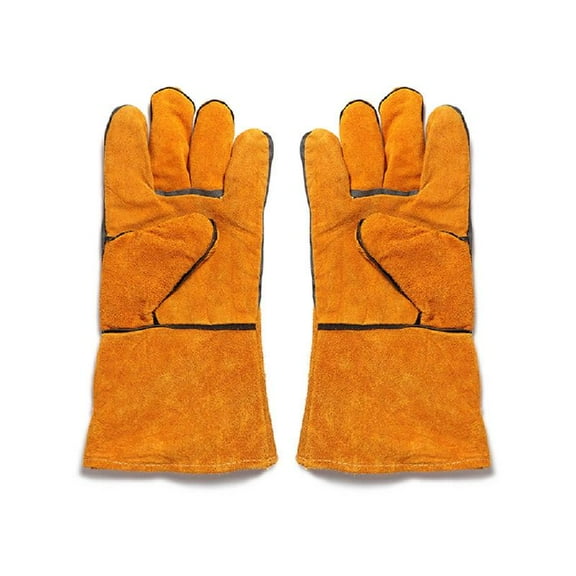 Necvior Fire Resistant Mitts for BBQ Oven Grill Fireplaces Stove Pot Holder Gloves