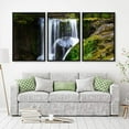 thumbnail image 2 of IDEA4WALL 3 Piece Framed Canvas Wall Art for Living Room, Bedroom Waterfall in Deep Forest of Croatia Canvas Prints for Modern Home Decoration Ready to Hang, 2 of 4