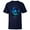 Navy, variant on Avatar Na’vi in Pandora Jungle at Night with Logo - Short Sleeve T-Shirt for Kids - Customized-White