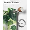 thumbnail image 6 of nqOlkjepod Outdoor Curtains for Patio Waterproof, Summer Green Leaves Outdoor Privacy Panels Grommet, Simple Eucalyptus Branch Plants Blackout Outside Curtains for Porch/Cabana 54"x108", 2 Panels, 6 of 8