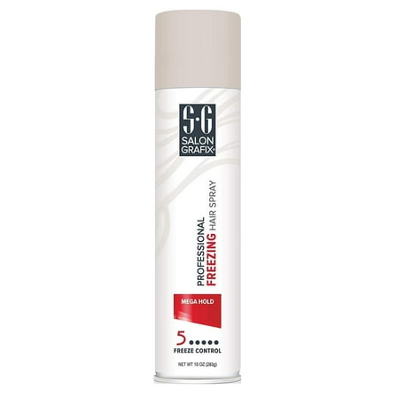 Salon Grafix Hairspray Freezing Mega Hold 10oz (Pack of 3)
