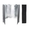 thumbnail image 1 of Pare-vent Pliant pour Réchaud de Camping, Pare-Vent Ultraléger avec Sac de Rangement pour Réchaud à Gaz de Camping, 1 of 8
