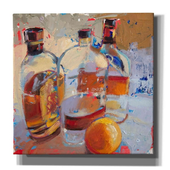 Epic Graffiti 'Swangin’ & Aswayin’' by Beth Forst, Giclee Canvas Wall Art, 18"x18"