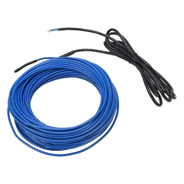 Pipe Heating Cable Heat Tape Heater 15M 15W Per Minute 225W IP68 Waterproof, Quicker Heating, Extensive Usage For RV Basement Garden, Easy To Install