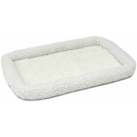 Midwest Quiet Time Natural Fleece Pet Bed 30 x 21 inch