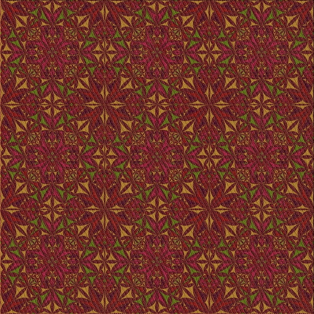 Ahgly Tapis d'Intérieur Lavable en Machine Carré Transitionnel Rouge Canneberge, 7 Pieds Carré
