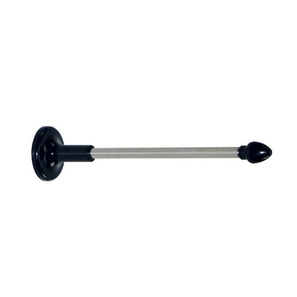 Sonducket Indicador de dirección de golf de metal, barra de alineación de ángulo de mentira ajustable portátil, accesorios profesionales para Golf Negro